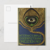 Art nouveau  internationale expositie Klingner Briefkaart (Voorkant / Achterkant)