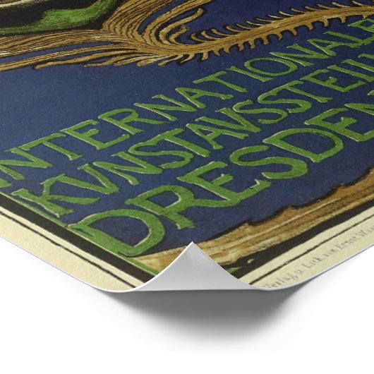 Art nouveau  internationale expositie Klingner Poster (Hoek)