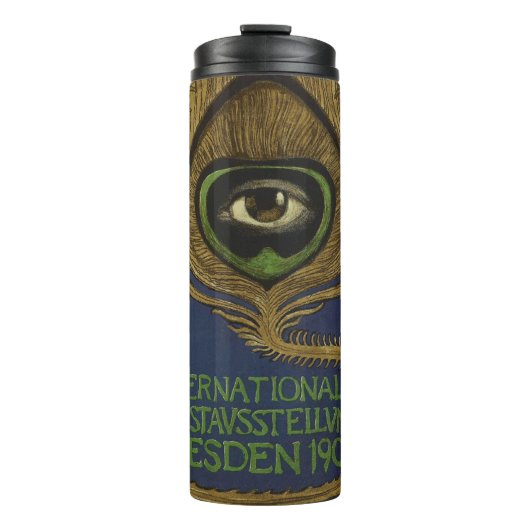 Art nouveau  internationale expositie Klingner Thermosbeker (Voorkant)