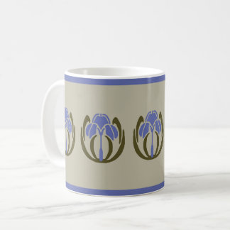Art Nouveau Iris Coffee-Mok Koffiemok