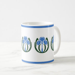 Art Nouveau Iris Coffee-Mok Koffiemok