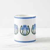 Art Nouveau Iris Coffee-Mok Koffiemok (Center)