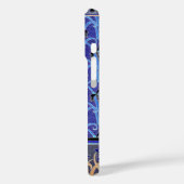 Art nouveau iris flower elegant  floral Case-Mate iPhone case (Achterkant / Links)