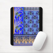 Art nouveau iris flower elegant  floral muismat (Met muis)