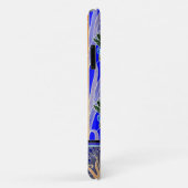 Art nouveau iris flower elegant verneuil Case-Mate iPhone case (Achterkant/rechts)