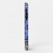 Art nouveau iris flower elegant verneuil Case-Mate iPhone case (Achterkant/links)