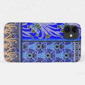 Art nouveau iris flower elegant verneuil Case-Mate iPhone case (Achterkant (horizontaal))