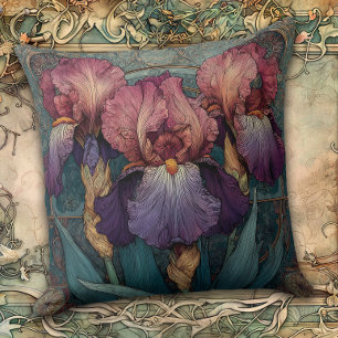 Art Nouveau Iris Verleiding Kussen