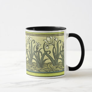 Art Nouveau Irises - Mok