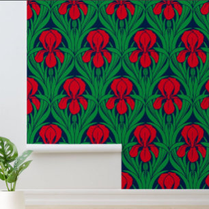 art nouveau irispatroon behang