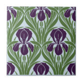  art nouveau irispatroon tegeltje (Voorkant)
