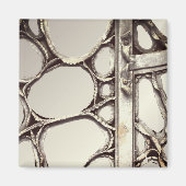 Art nouveau iron gate deur antoni gaudi elegant magneet (Voorkant)