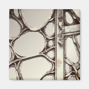 Art nouveau iron gate deur antoni gaudi elegant magneet