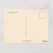  art nouveau Italiaans gaslicht en Briefkaart (Achterkant)