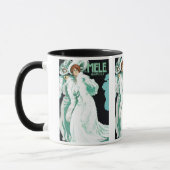  Art Nouveau, Italiaanse Mode, Fancy vrouwen Mok (Links)