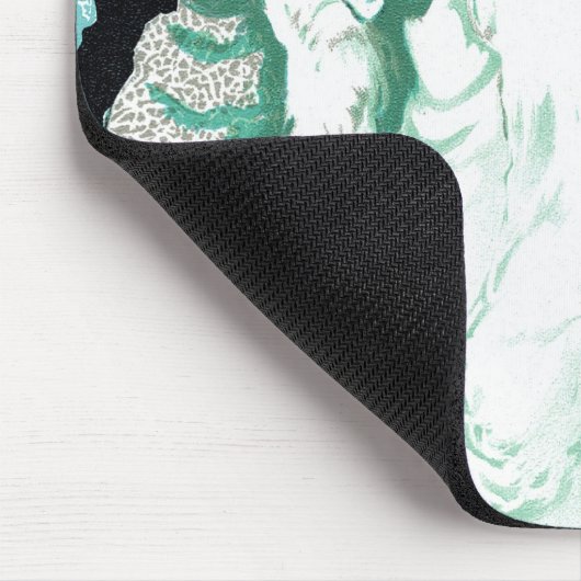  Art Nouveau, Italiaanse Mode, Fancy vrouwen Muismat (Hoek)