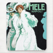  Art Nouveau, Italiaanse Mode, Fancy vrouwen Muismat (Voorkant)