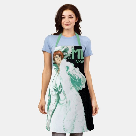  Art Nouveau, Italiaanse Mode, Fancy vrouwen Schort (Gedragen)