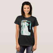 Art Nouveau, Italiaanse Mode, Fancy vrouwen T-shirt (Voorkant volledig)