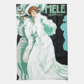  Art Nouveau, Italiaanse Mode, Fancy vrouwen Theedoek (Verticaal)