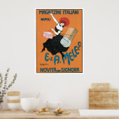  Art Nouveau, Italiaanse Mode voor vrouwen Poster (Keuken)