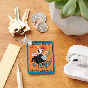 Art Nouveau, Italiaanse Mode voor vrouwen Sleutelhanger