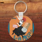  Art Nouveau, Italiaanse Mode voor vrouwen Sleutelhanger (Voorkant)