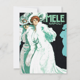 Art Nouveau, Italië Mode en Fancy vrouwen