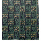 Art Nouveau J.M. Barrie Douchegordijn (Voorkant)