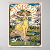 Art Nouveau Jugend Hoesje van Walter Crane Poster (Voorkant)