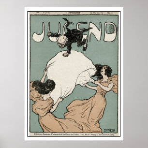 Art Nouveau - Jugend Magazine - kunst Poster
