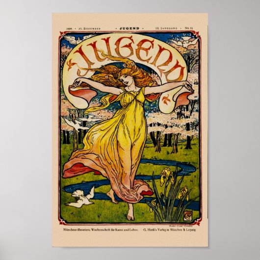 Art Nouveau - Jugend Poster (Voorkant)