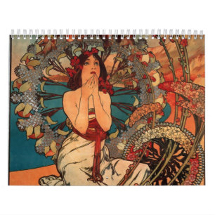 Art Nouveau-kalender Kalender