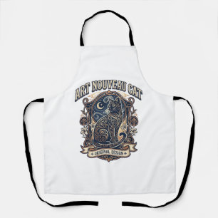 Art Nouveau Kat Kat Art Nouveau Vintage Vector Kun Schort