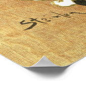  Art Nouveau Katten Paar, Zwart & Calico Poster (Hoek)