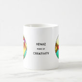 Art Nouveau Kenaz Rune Mok – CREATIVITEIT! (Center)
