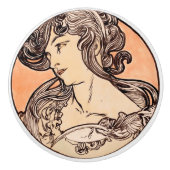 Art Nouveau Keramische Knop (Voorkant)