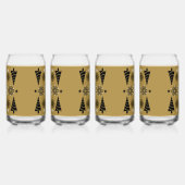 Art Nouveau kerstdecoratie Blikvorm Glas (Rechts)