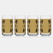 Art Nouveau kerstdecoratie Blikvorm Glas (Links)