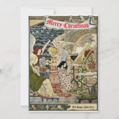  Art Nouveau Kerstmis Geboorte 1893 Feestdagenkaart (Voorkant)