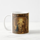 Art Nouveau Kerststal Koffiemok (Links)