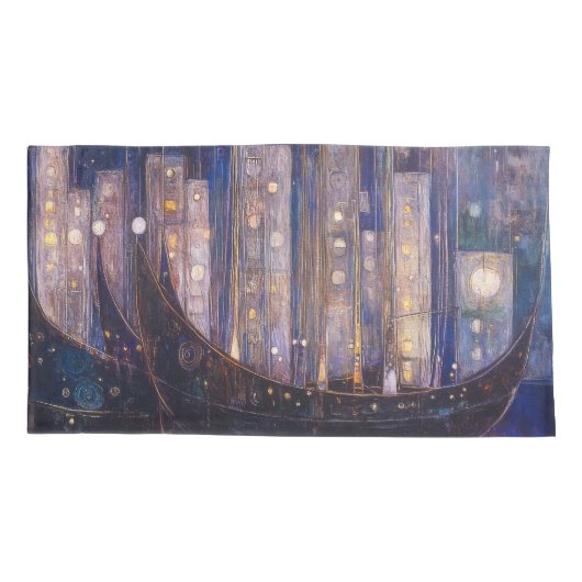 Art Nouveau King Single Kussensloop (Achterkant)