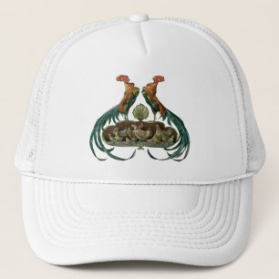 Art Nouveau kippen en hanen uit het verleden Trucker Pet