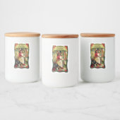  Art Nouveau Kitchen Sjabloon Voedselcontainer Etiket (Flessen)