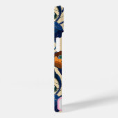 Art Nouveau Klaproos Bloem iPhone / iPad hoes (Achterkant / Rechts)