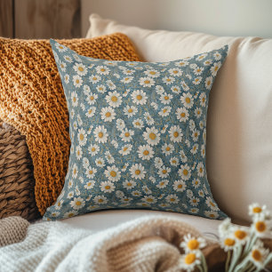 Art Nouveau Kleine Shasta Daisy Kussen