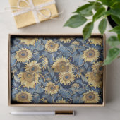 Art Nouveau Kleine Zonnebloemen – 10 lb, 17 "x23" Tissuepapier (Geschenk)