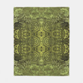 Art Nouveau: kleurrijk  Ornament. Fleece Deken (Voorkant)