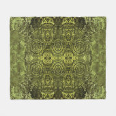 Art Nouveau: kleurrijk  Ornament. Fleece Deken (Voorkant (Horizontaal))