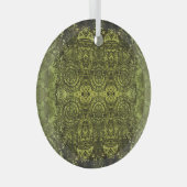 Art Nouveau: kleurrijk  Ornament. Glas Ornament (Voorkant Rechts)